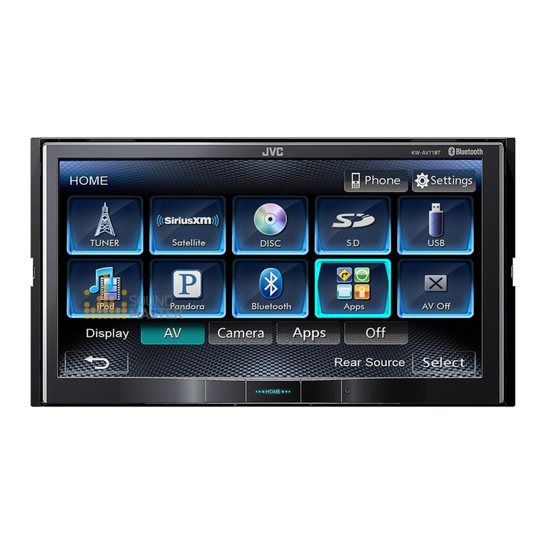 JVC KW-AV71BT User manual