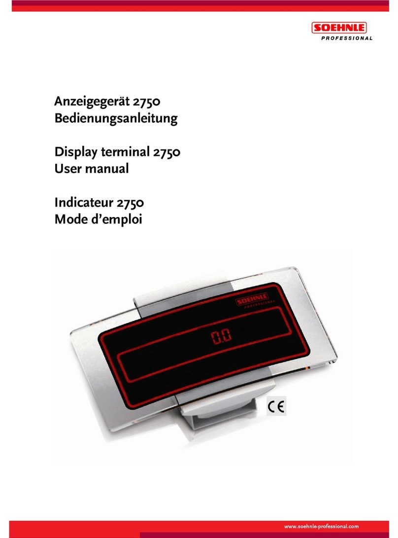Soehnle 2750 User manual
