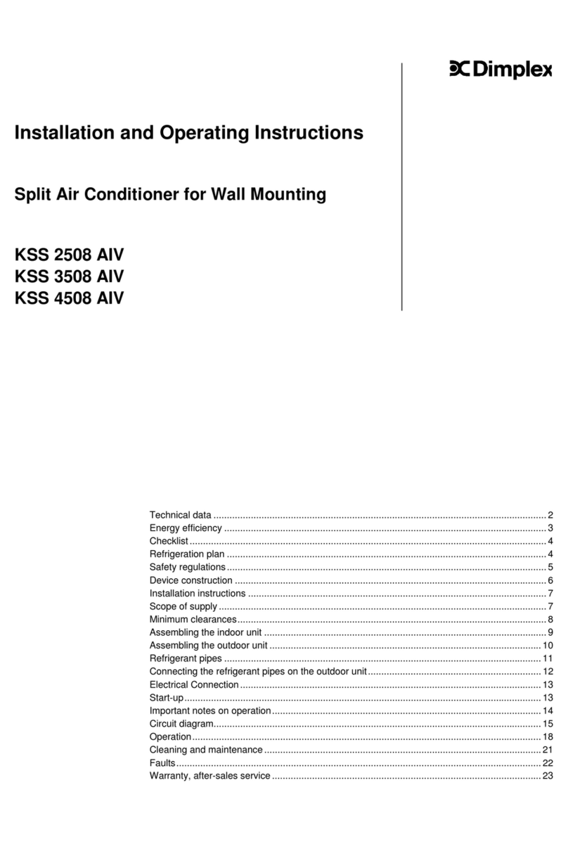 Dimplex KSS 2508 AIV User manual