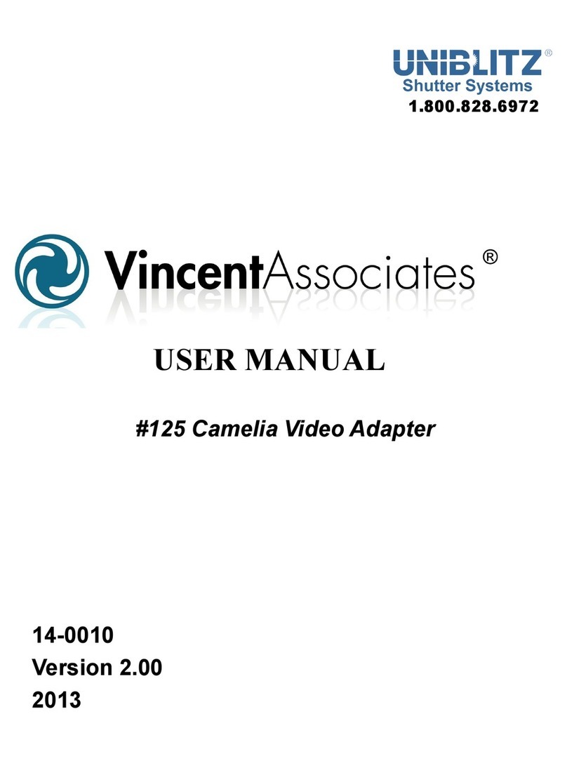 Vincent Associates 125 user manual