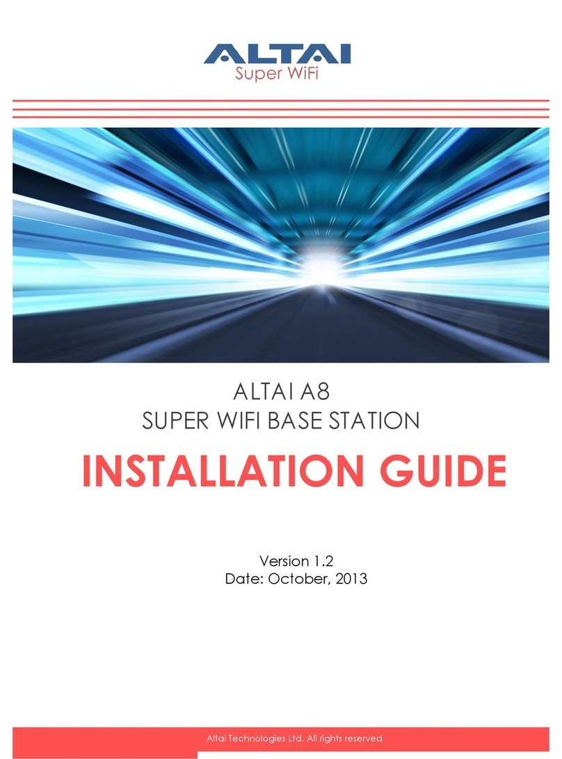 Altai Technologies A8 installation guide