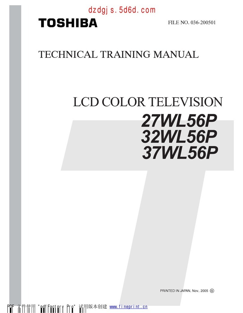 Toshiba 37WL56P Installation guide Toshiba 37WL56P Installation guide