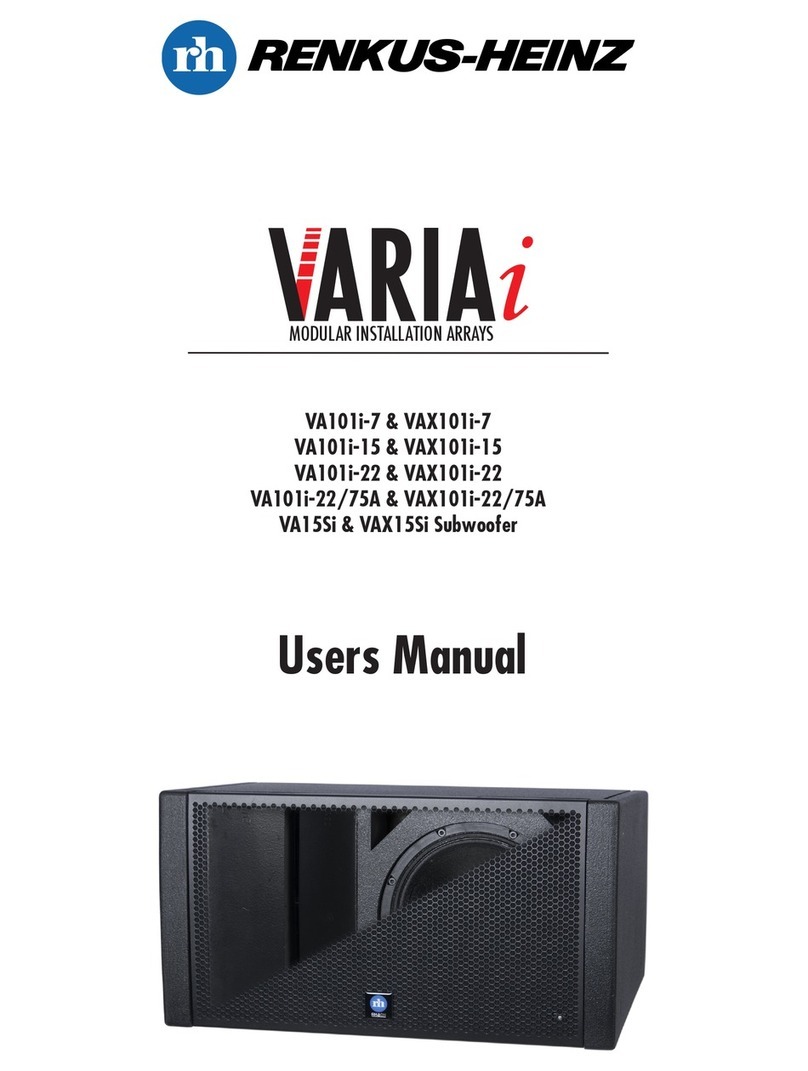 Renkus-Heinz VARIAi VA101i-7 user manual