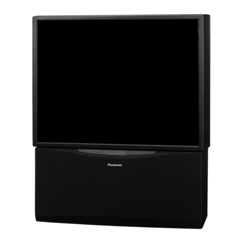 Panasonic PT51G36E - 51" PROJECTION TV Service manual