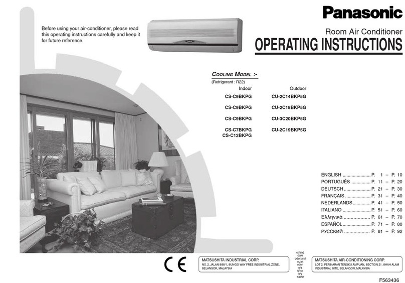 Panasonic CU-2C14BKP5G User manual