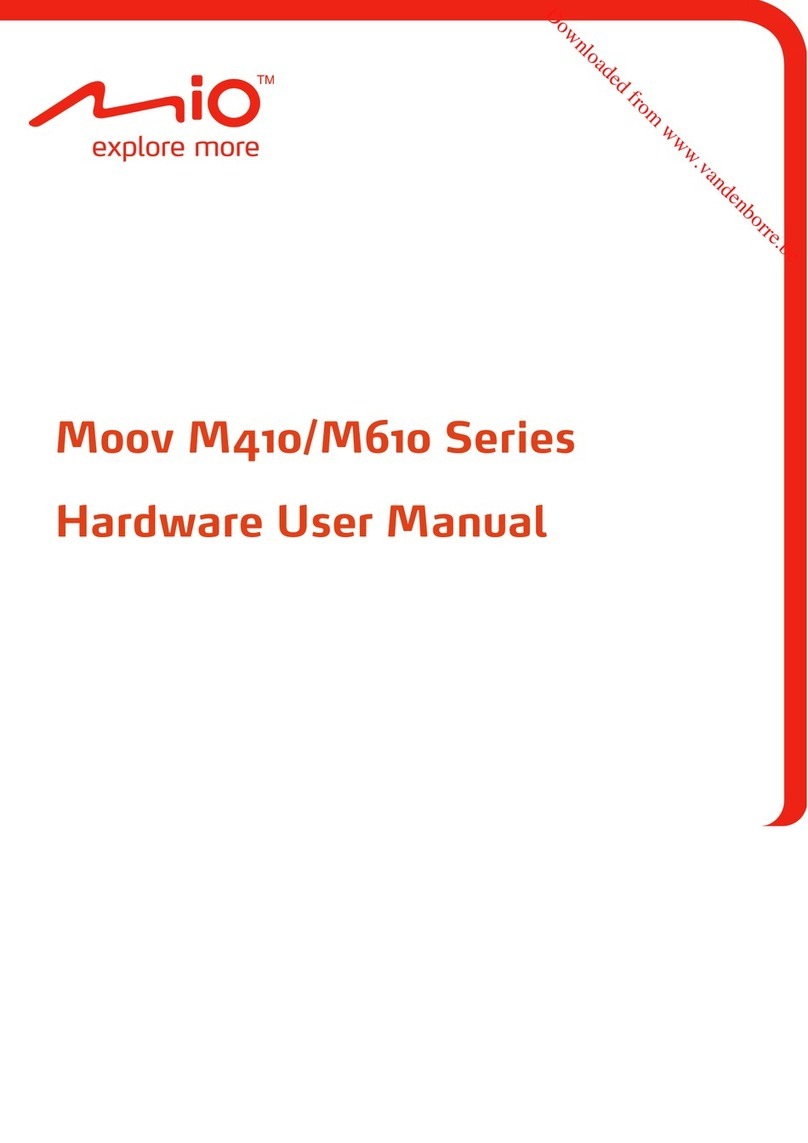 Mio Moov M410 Series Hardware user manual
