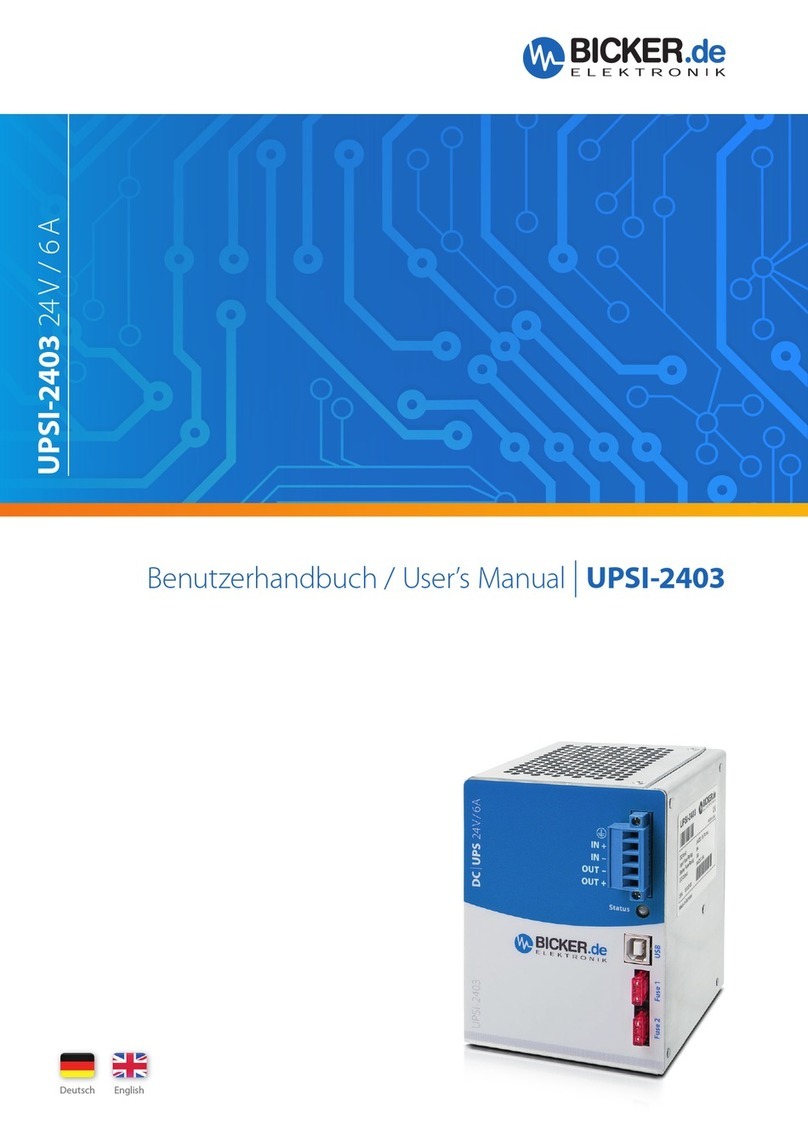 Bicker UPSI-2403 user manual