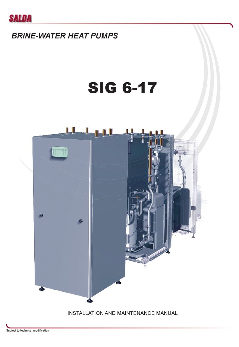 Salda SIG 6-17 Installation and maintenance manual