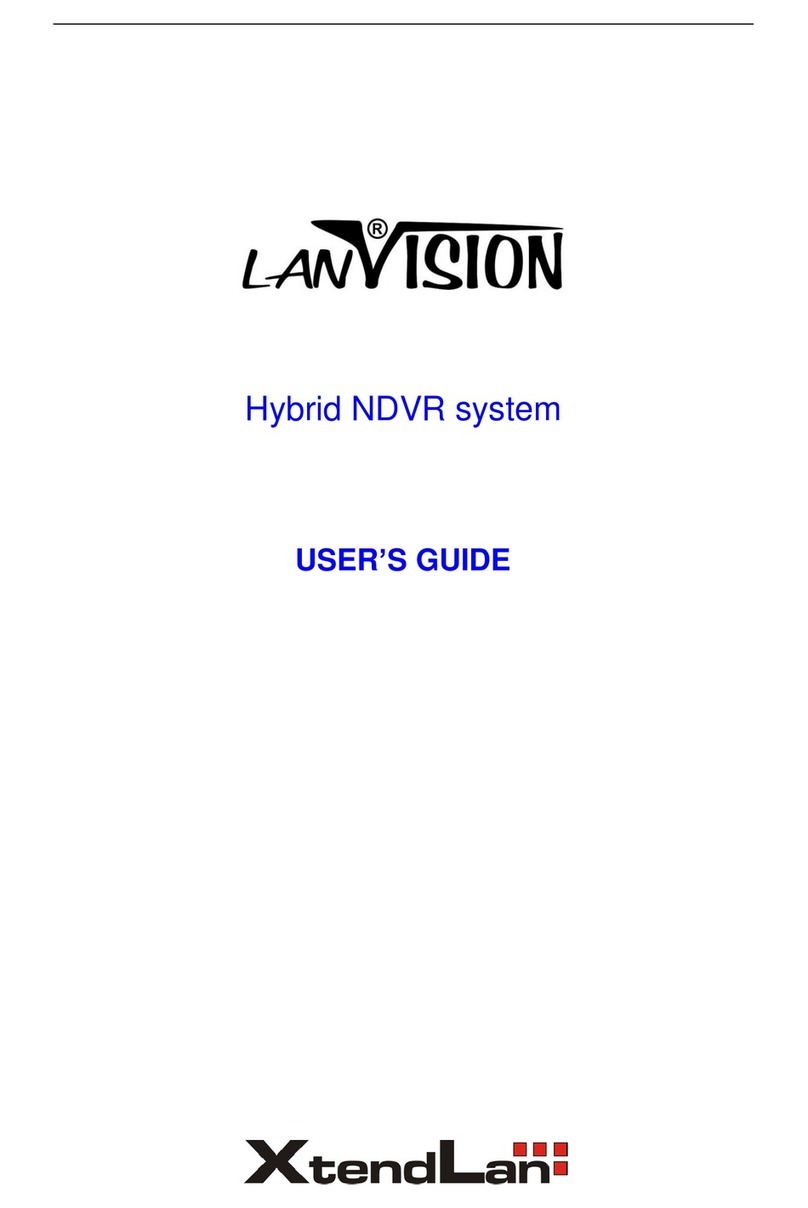 XtendLan Hybrid NDVR system User manual