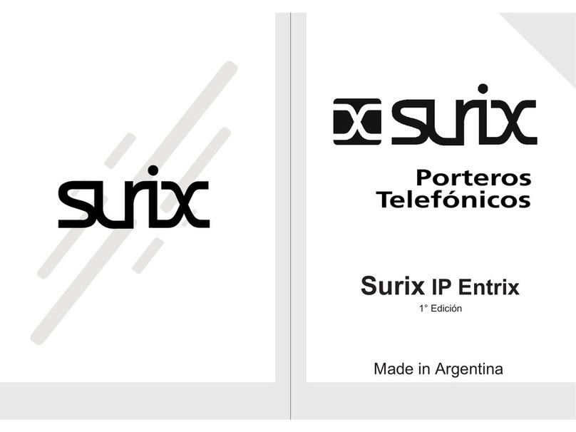 Surix IP Entrix instruction manual