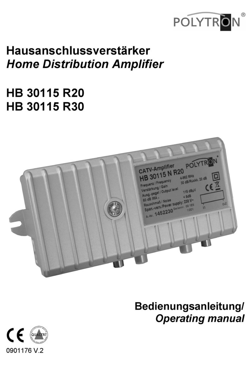 Polytron HB 30115 R20 User manual