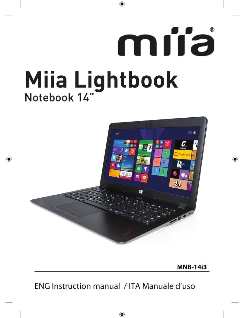 Miia MNB-14i3 Lightbook instruction manual Miia MNB-14i3 Lightbook instruction manual