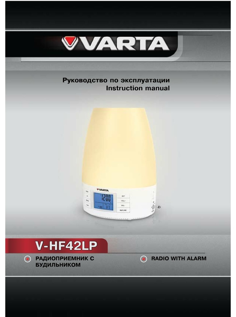 Varta V-HF42LP instruction manual