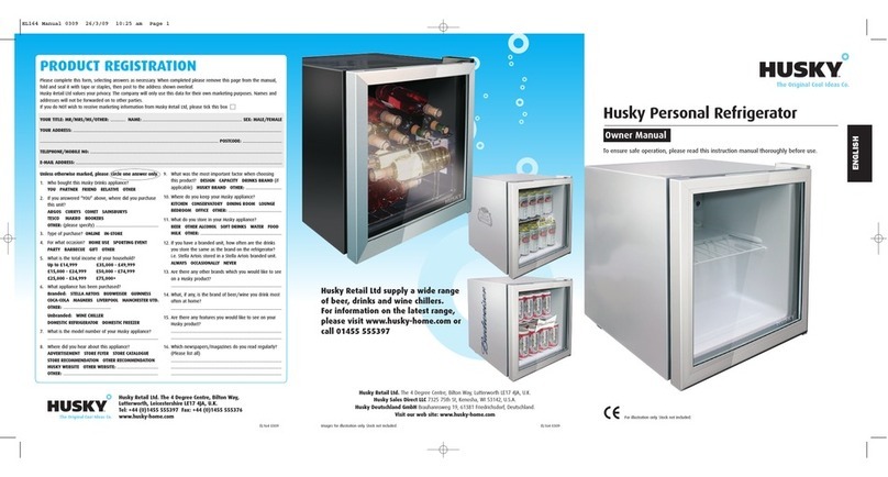 Husky Personal Refrigerator User manual
