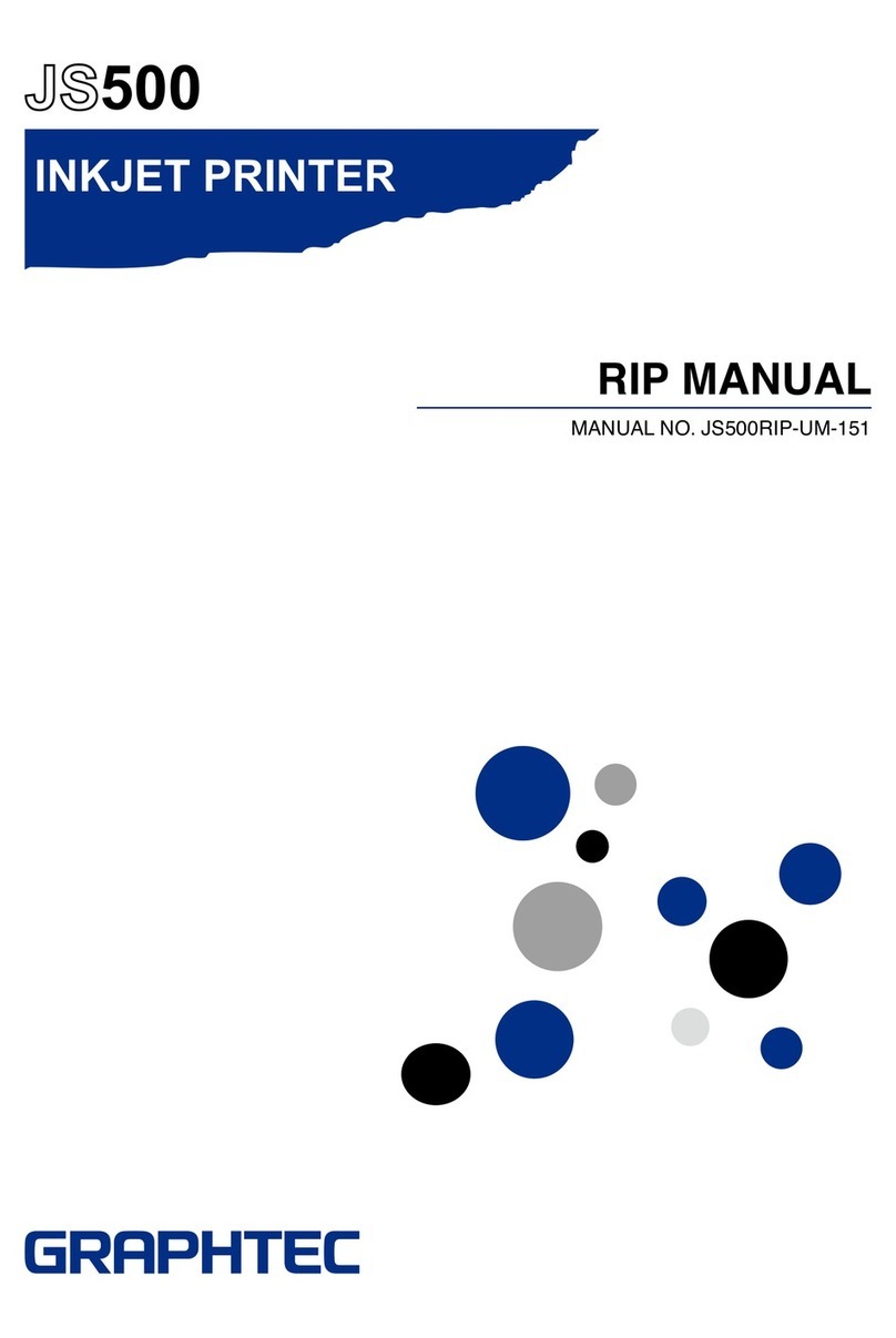 GRAPHTEC JS500 User manual