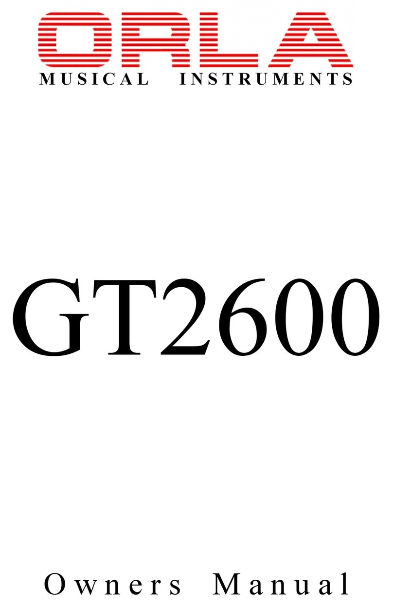 Orla GT2600 User manual