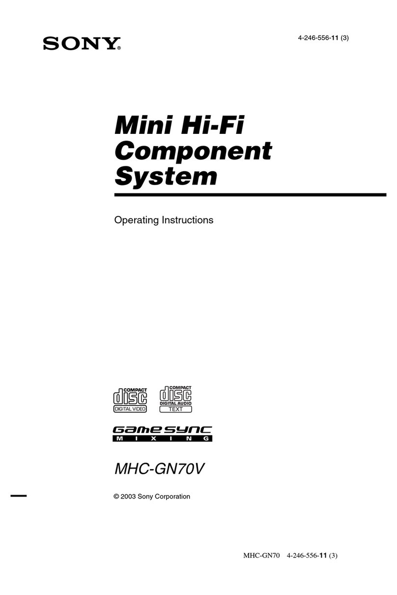Sony MHC-GN70V operating instructions
