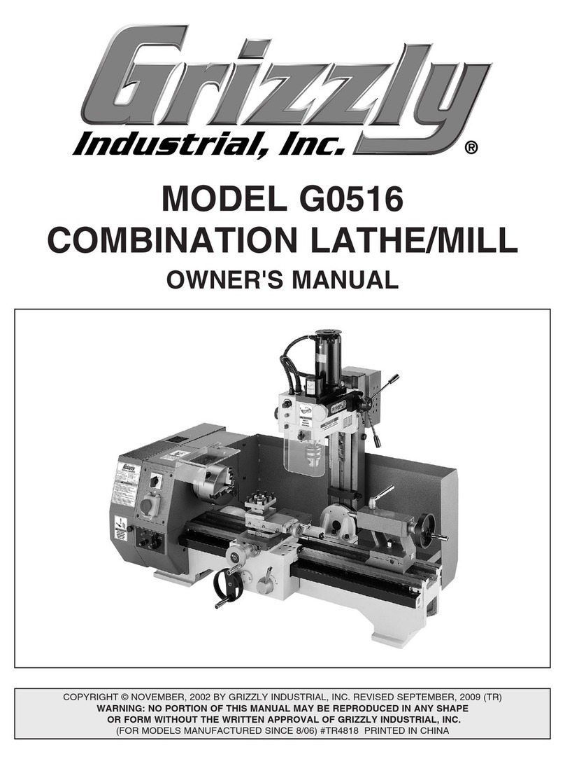 Grizzly G0516 User manual