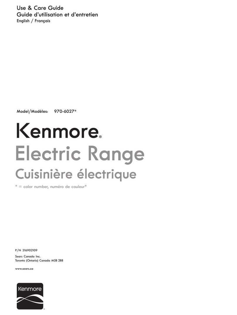 Kenmore 970-6027 Series Use & care guide