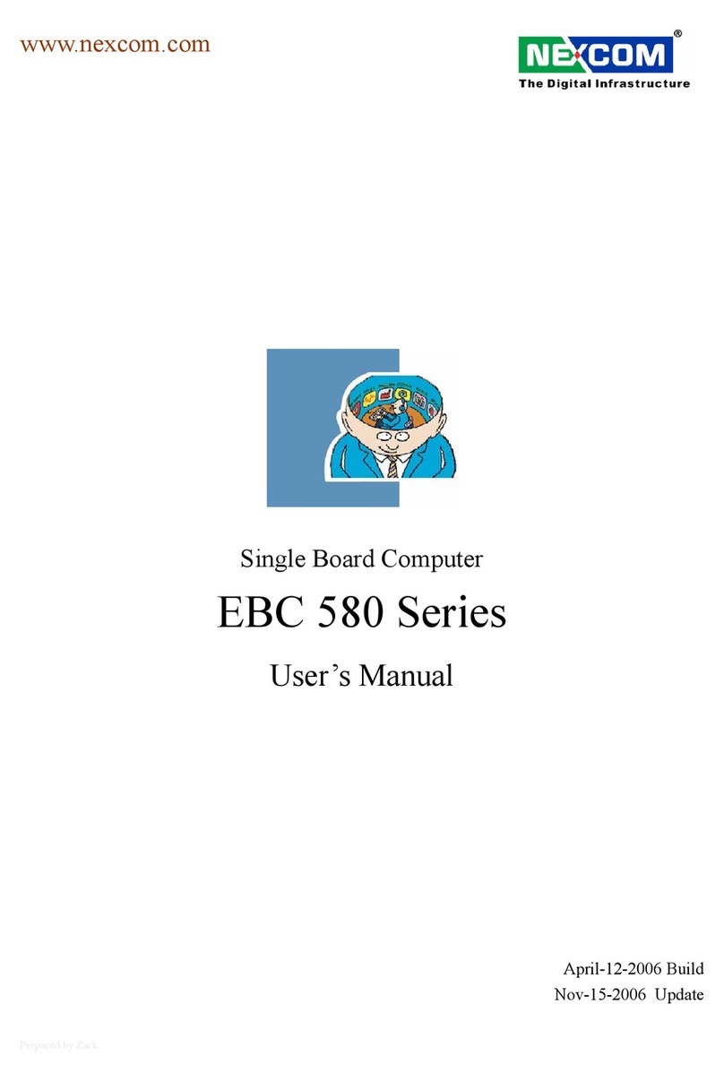 Nexcom EBC 580 User manual Nexcom EBC 580 User manual