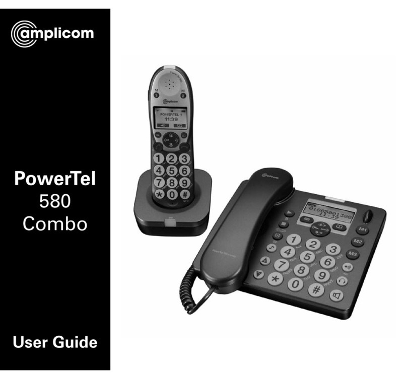 Amplicom PowerTel 580 Combo user guide