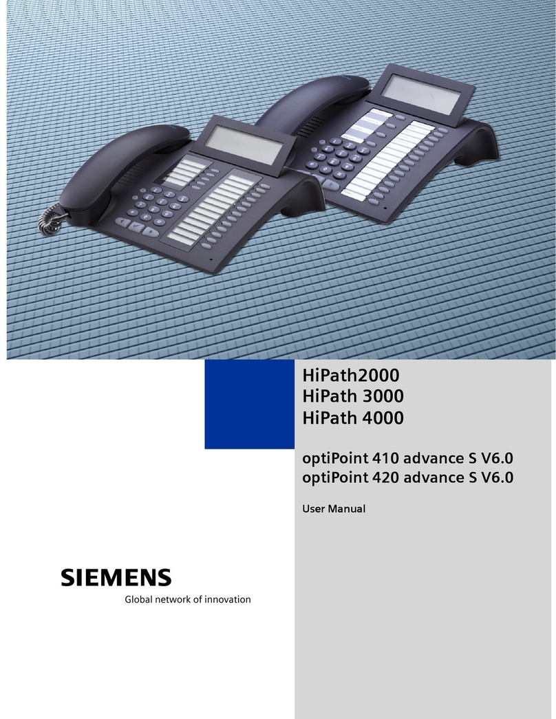 Siemens optiPoint 410 advance S User manual