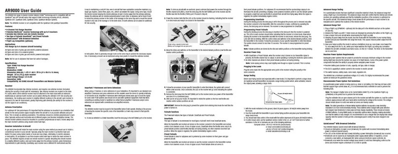 Spectrum AR9000 User manual