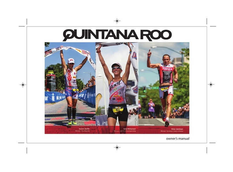 Quintana Roo bicycle owner's manual
