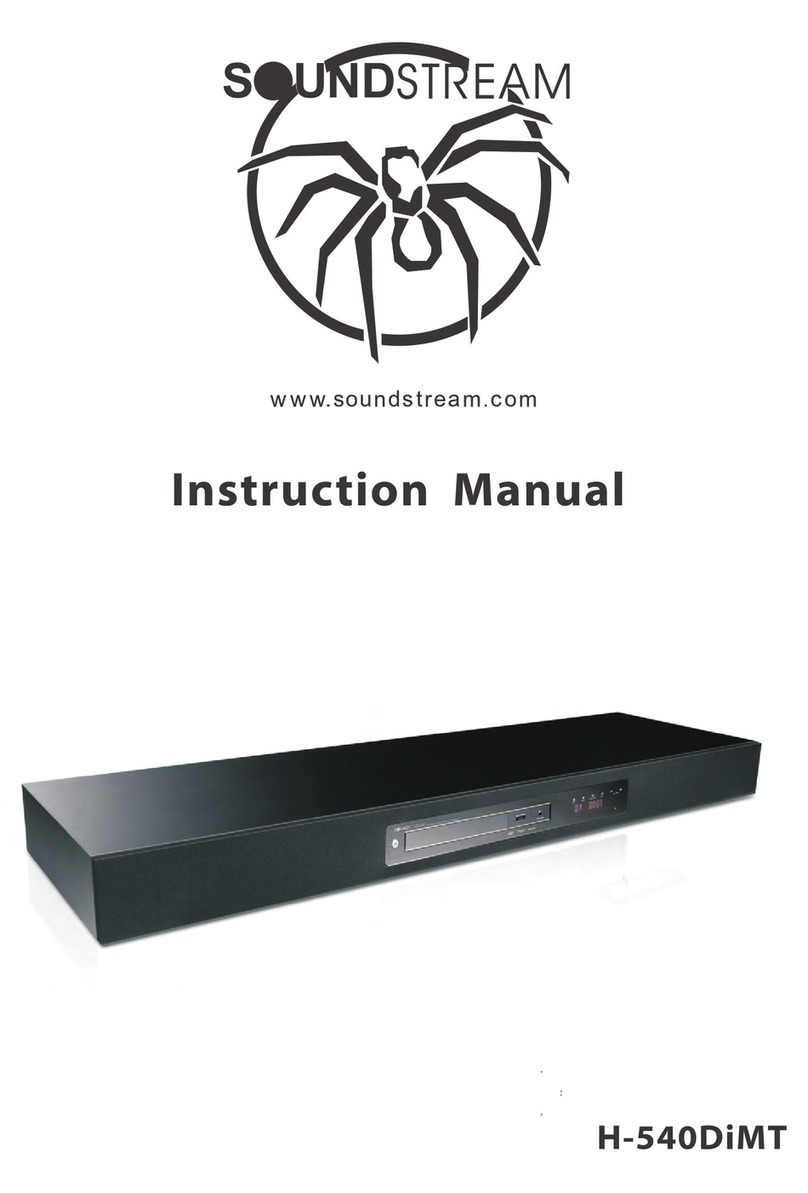 Soundstream H-540DiMT instruction manual