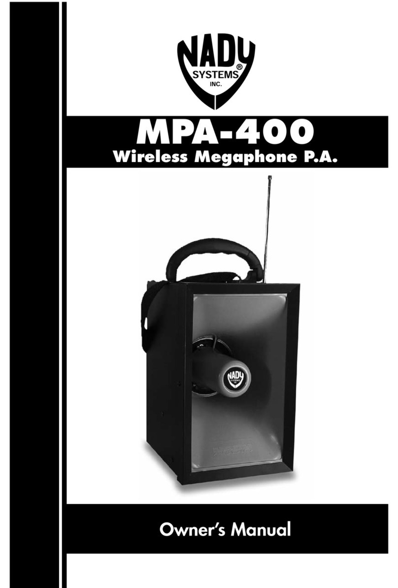 Nady Systems MPA-400 User manual