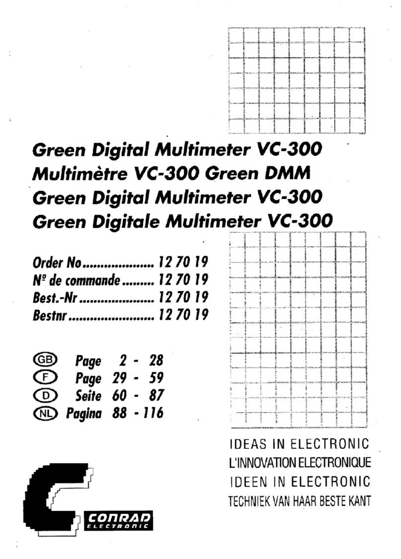Conrad VC-300 user manual