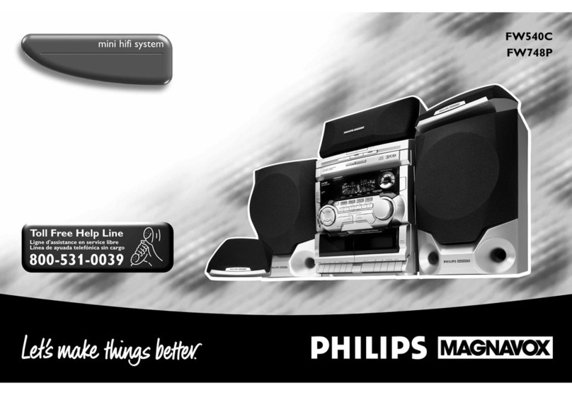 Philips FW540C User manual