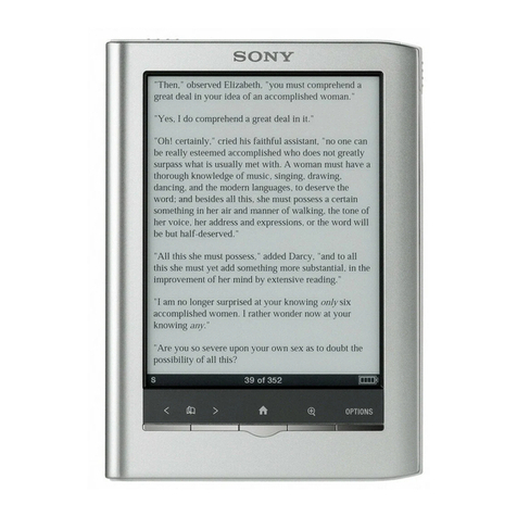 Sony PRS-350 - Reader Pocket Edition&trade Service manual