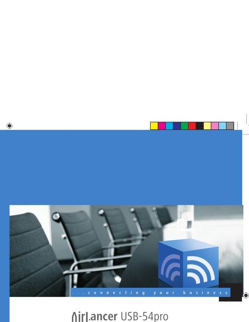 Lancom AirLancer USB-54pro Quick installation
