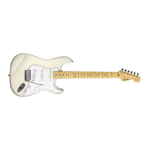 Fender ERIC CLAPTON STRATOCASTER 0107602 User manual Fender ERIC CLAPTON STRATOCASTER 0107602 User manual