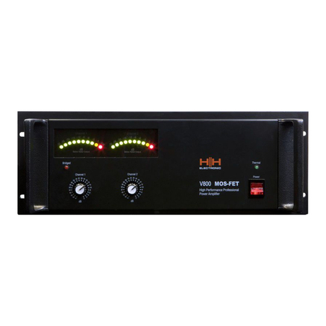 HH Electronic V800 MOS-FET instruction manual