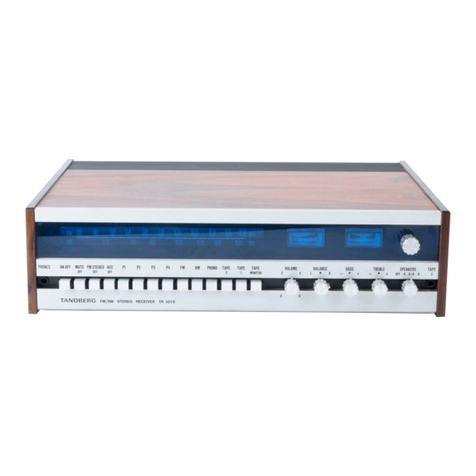 TANDBERG TR-1000 Service manual