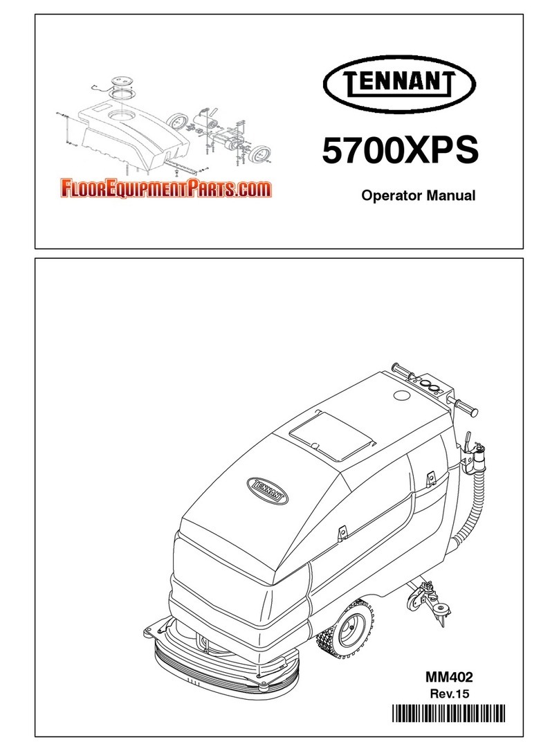 Tennant 5700XPS operating instructions