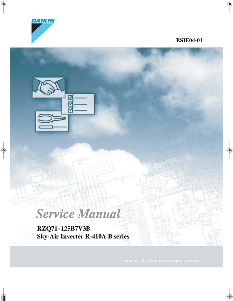 Daikin RZQ71~125B7V3B Service manual
