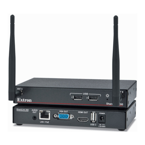 Extron electronics ShareLink 200 user guide
