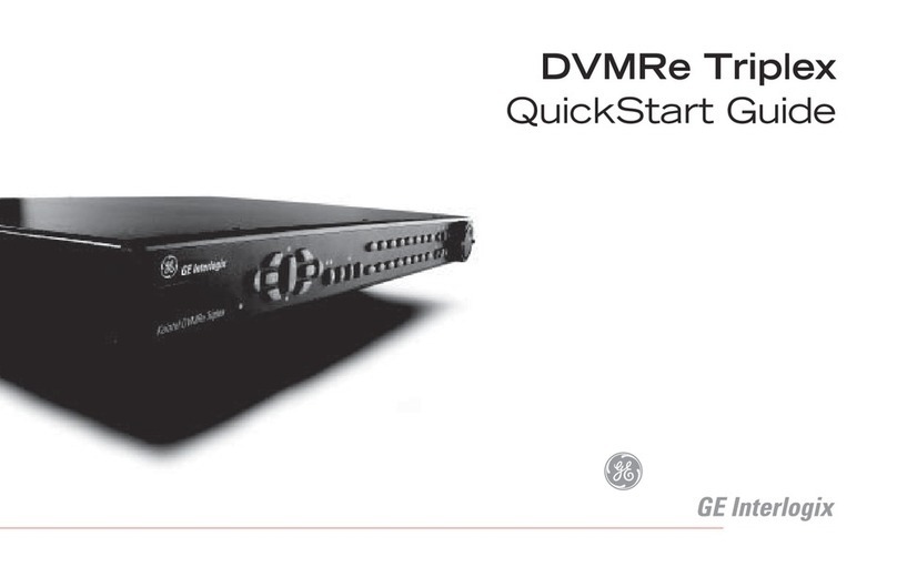 GE Interlogix DVMRe Triplex User manual