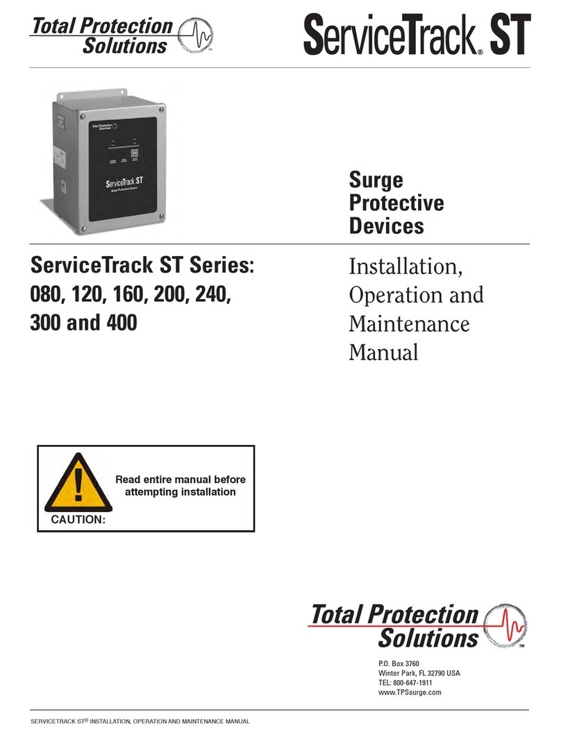 Total Protection Solutions ServiceTrack ST 080 User manual Total Protection Solutions ServiceTrack ST 080 User manual