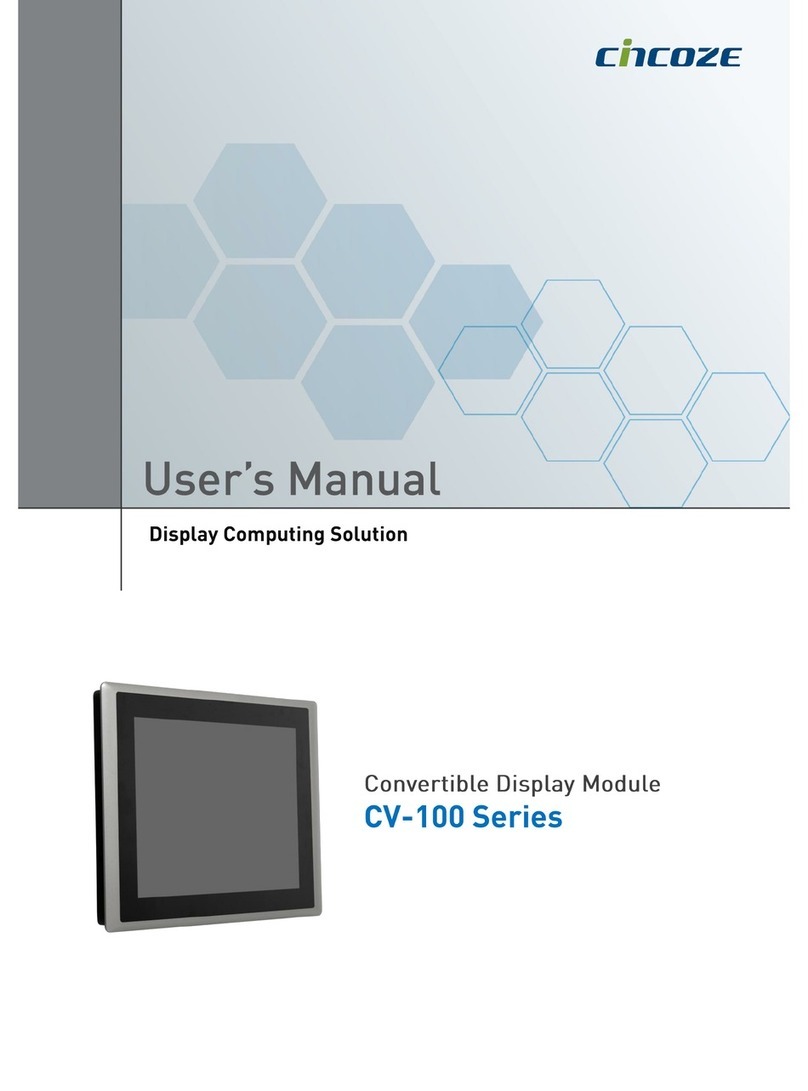 Cincoze CV-100 Series User manual