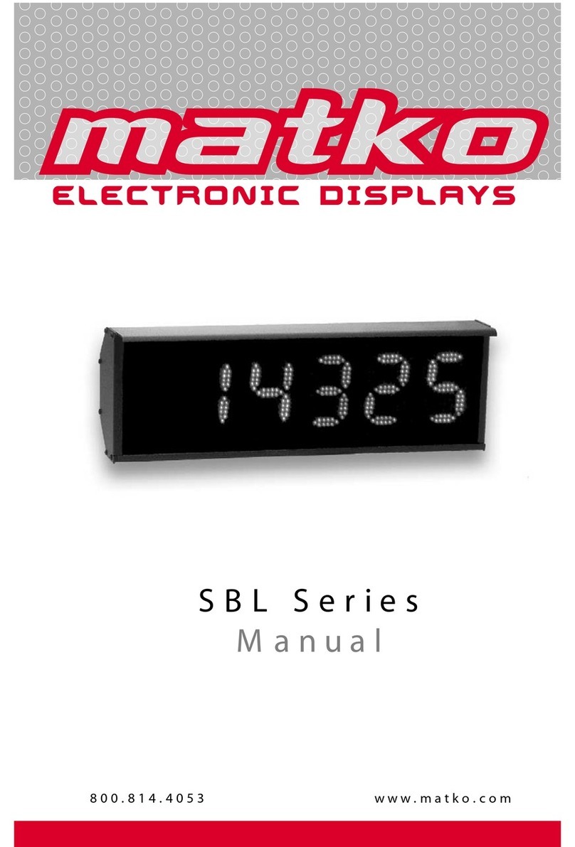 Matko SBL Series manual