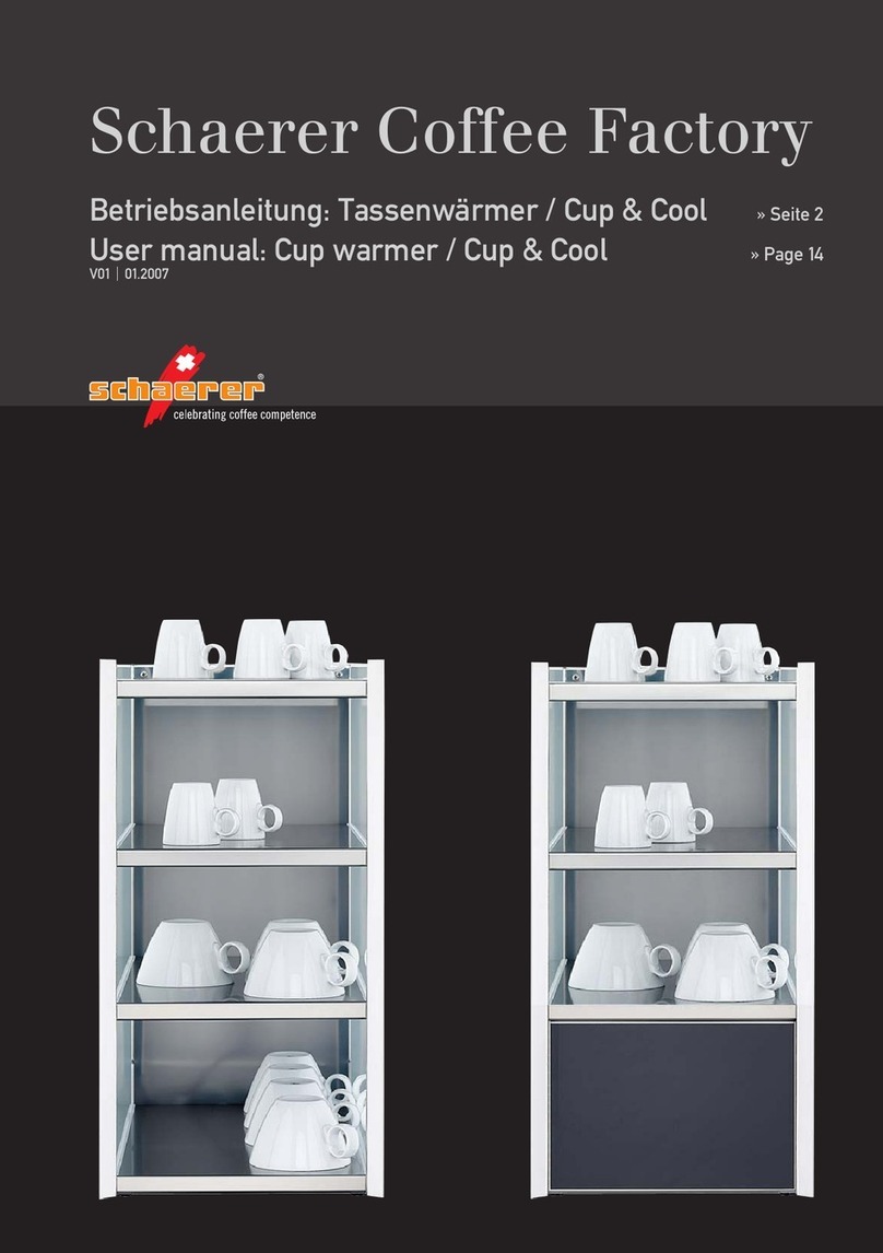 Schaerer Cup warmer user manual