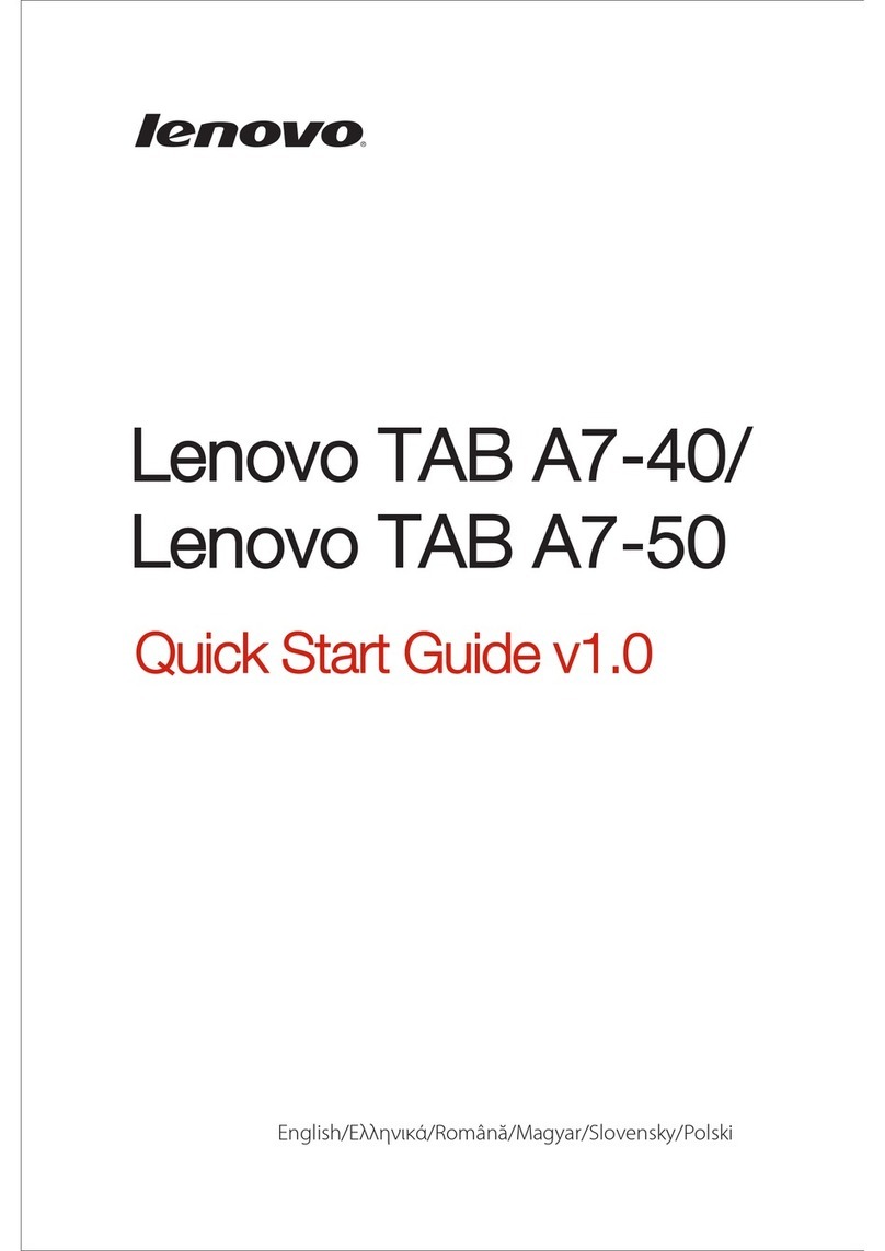 Lenovo TAB A7-40 A3500-FL manual