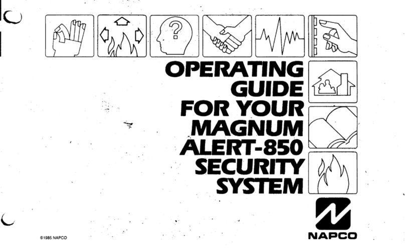 NAPCO MAGNUM ALERT-850 User manual