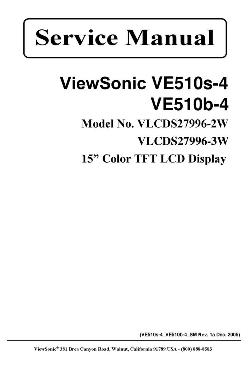 ViewSonic VE510s-4 Service manual