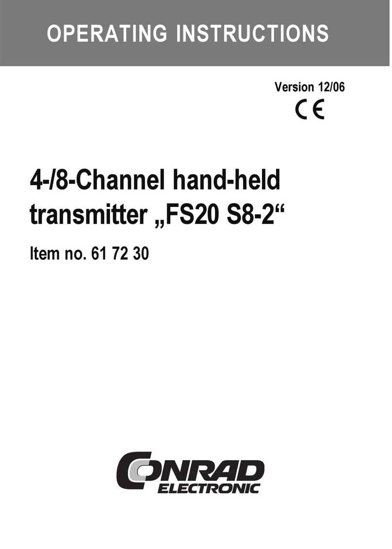Conrad FS20 S8-2 operating instructions Conrad FS20 S8-2 operating instructions