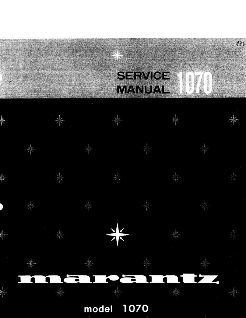 Marantz 1070 User manual